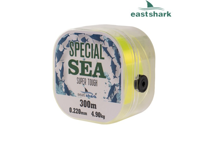 Леска морская EastShark Special SEA 300м 0,22 мм желтая