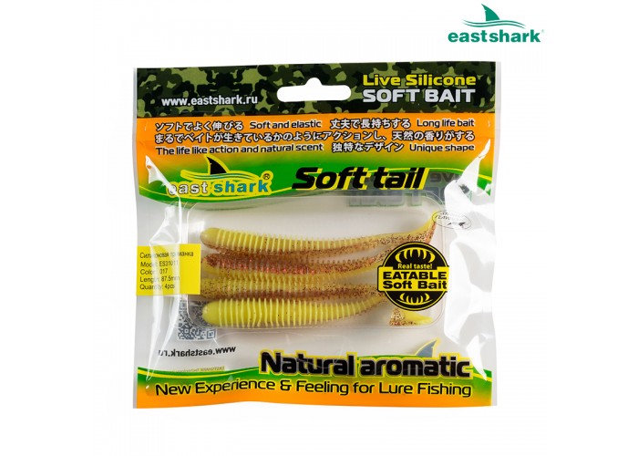 Силиконовая приманка ES31011 87,5 мм (4 шт/уп) color: 017