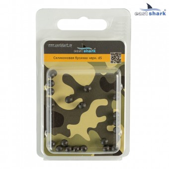 Силиконовая бусина чер. d6 ES20160601 (20160601)