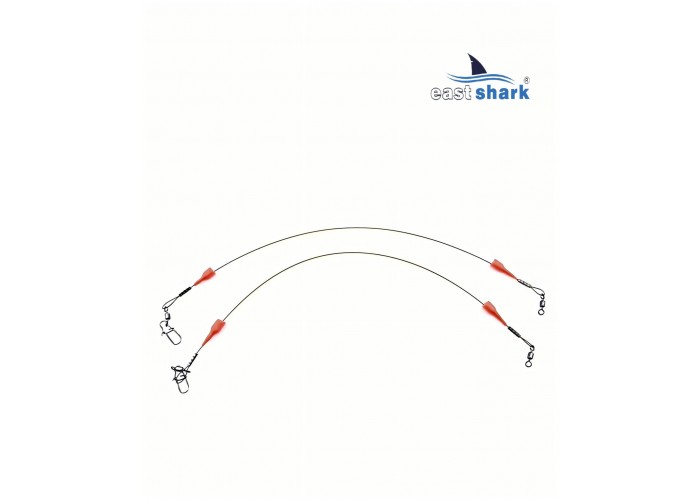 Поводок EastShark MDGS-титановый 0.39*13см