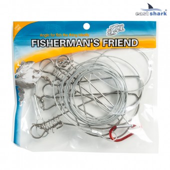 Кукан 5 карабинов, тросс