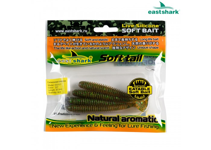 Силиконовая приманка ES31011 87,5 мм (4 шт/уп) color: 227