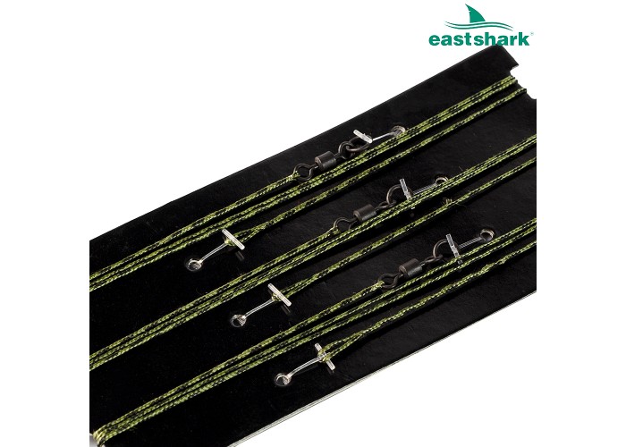 Монтаж Leadcore & swivel rings 45lb #013