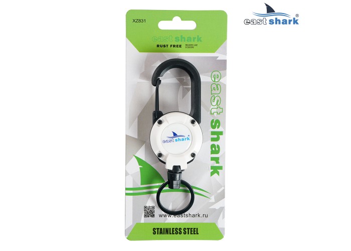 Поясной карабин-держатель EastShark (ретривер) XZ 831 белый
