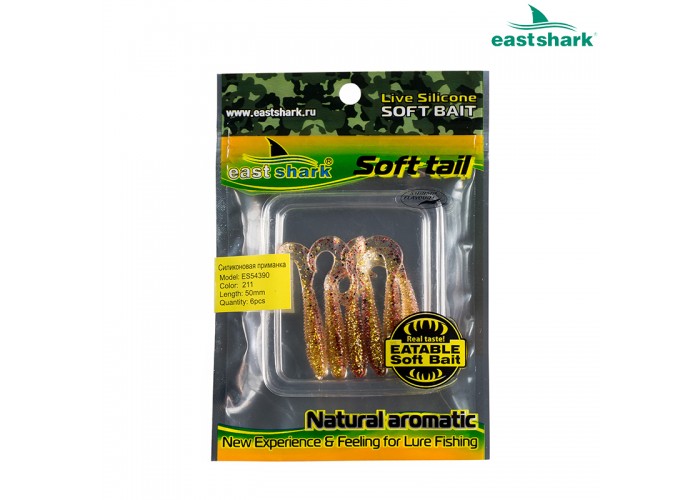 Силиконовая приманка ES54390 50 мм (6 шт/уп) color: 211