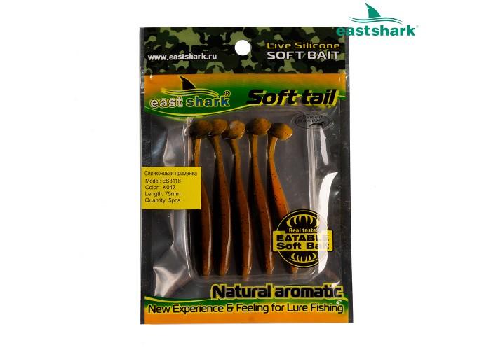 Силиконовая приманка ES3118 75 мм (5 шт/уп) color: K047