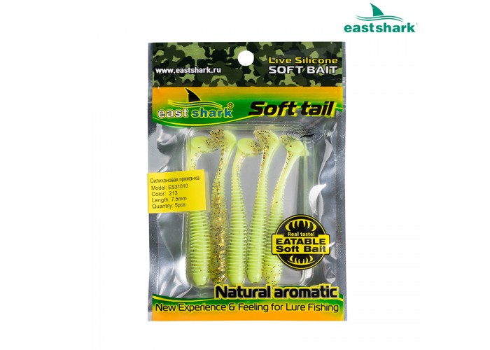 Силиконовая приманка ES31010 75 мм (5 шт/уп) color: 213