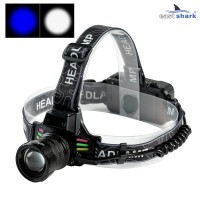 Фонарь налобный EastShark FA-T161 белый/синий свет