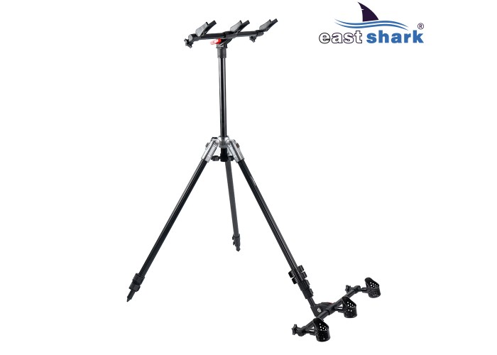 Подставка тренога на 3 удилища со стаканами EastShark SCM-182