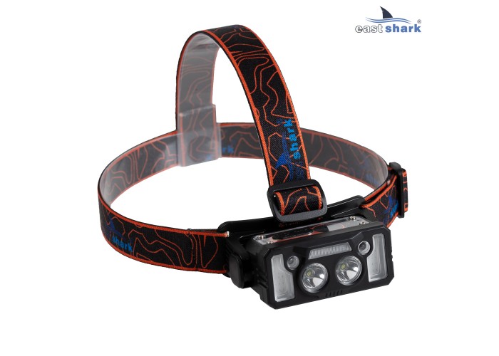 Фонарь налобный EastShark FA-T 143 Белый/Синий/Красный свет