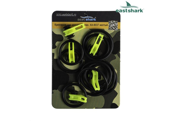 Крепление для крючка на спиннинг  XA-9037 желтый