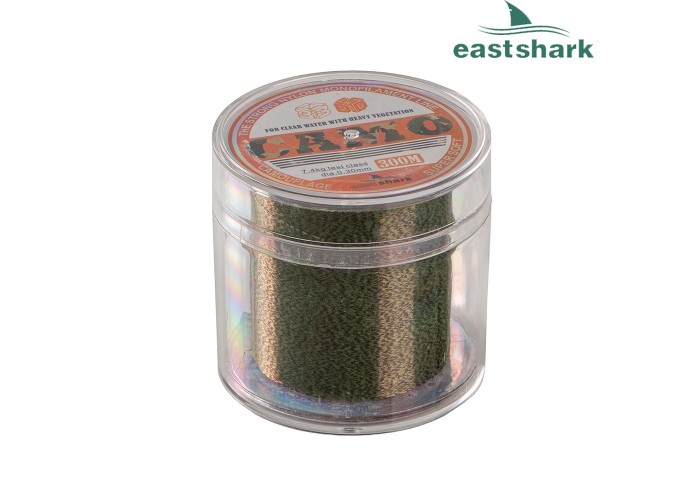 Леска EastShark 3D CAMO 300м 0,28 мм зеленая