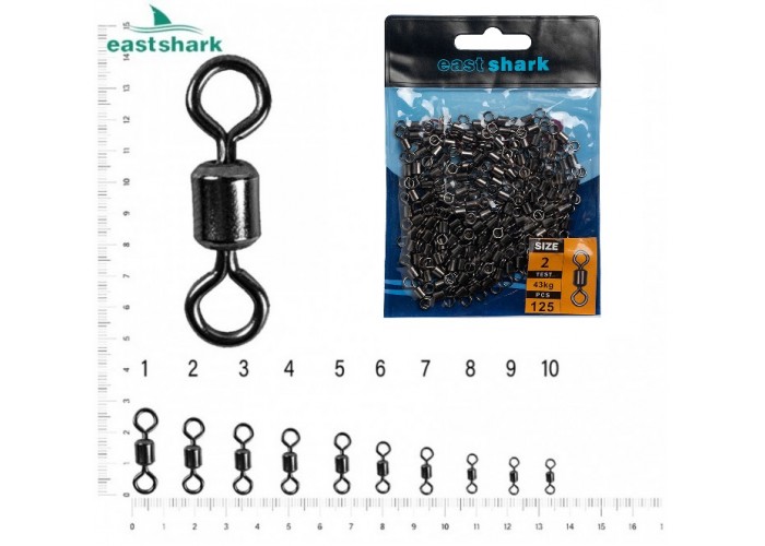Вертлюг бочонок техническая упаковка 180 шт №6