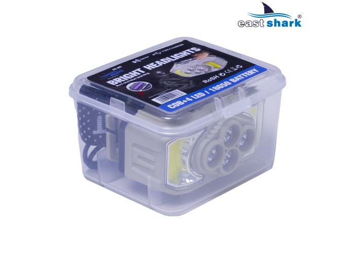 Фонарь налобный EastShark FA-815 синий свет