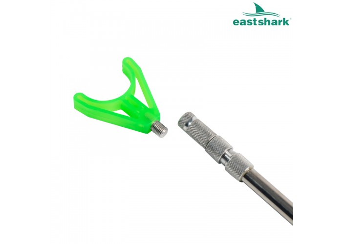 Подставка нержавейка с буром и выкр. рогатулей 2,0 м