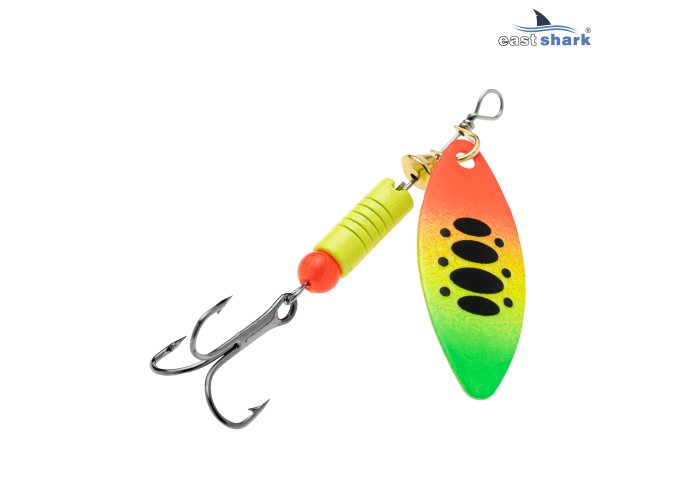 Блесна вращающаяся (уп./5шт.) EastShark Longer размер-1 (5 грамм) col.#639