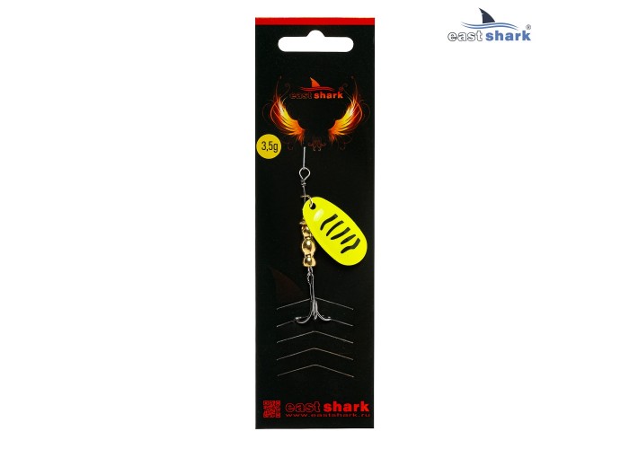 Блесна вращающаяся (уп./5шт.) EastShark Screw размер-1 (3.5 грамм) col.#799