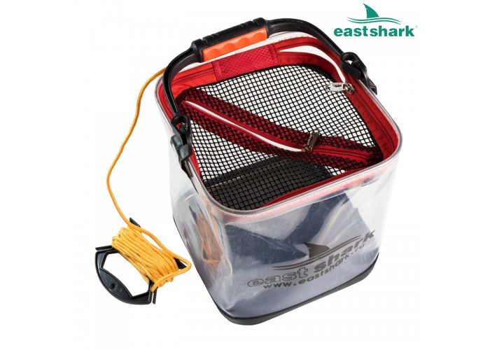 Ведро для замеса прикормки прозрачное D 24