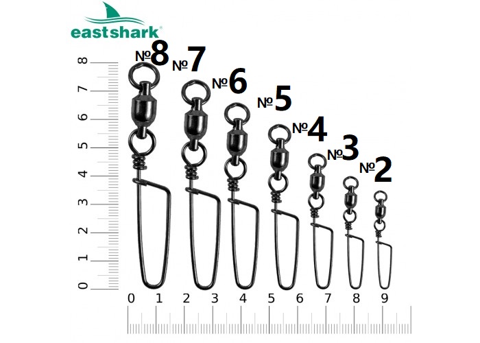 Вертлюг c подшипником + карабин №7