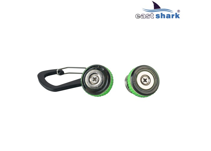 Поясной карабин EastShark (магнитный) MB-CLGK-02 черн./зеленый