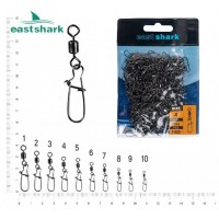 Вертлюг + карабин Американка техническая упаковка 110 шт №1