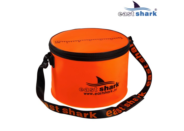 Ведро для замеса прикормки круглое оранжевое D 35