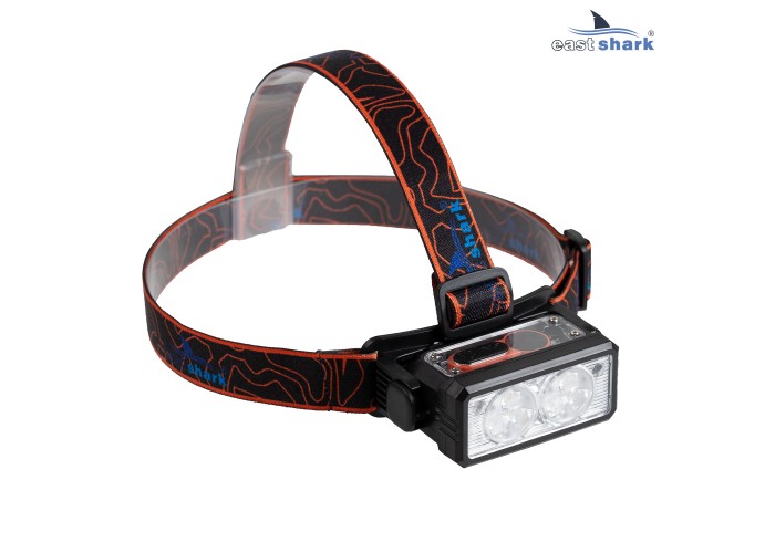 Фонарь налобный EastShark FA-T 141 Белый/Синий/Красный свет